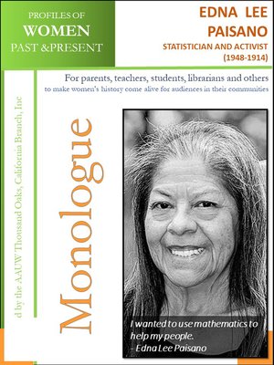 cover image of Profiles of Women Past & Present – Edna Lee Paisano, Statistician, Activist (1948 -)